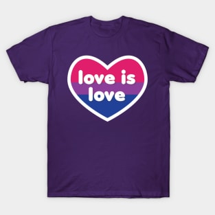 Love is love [Bisexual] T-Shirt